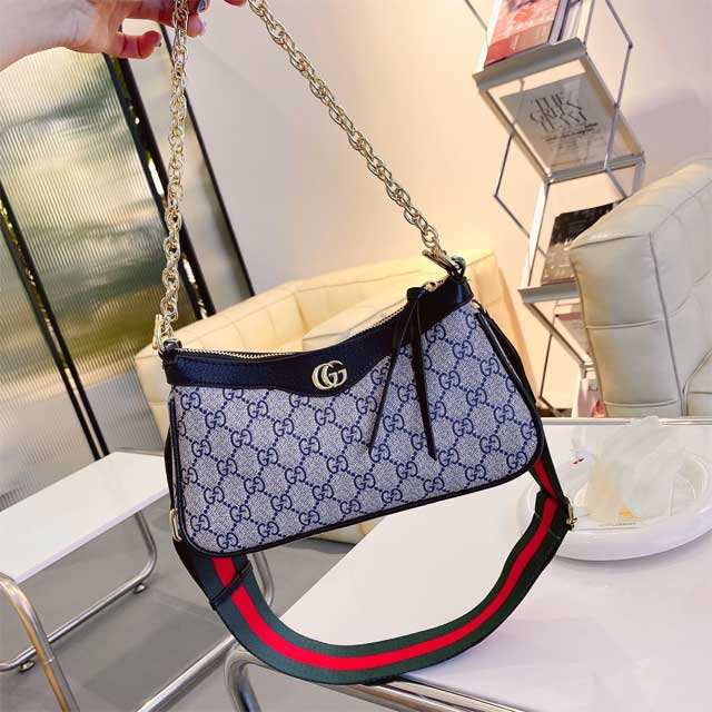 Gold Chain Fashion Ladies Underarm Bag
