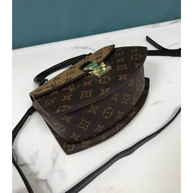 Fashion Letter Print Leather Crossbody Handbag