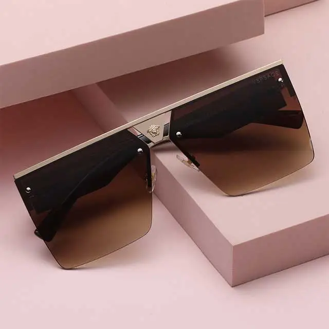 Big Frame Metal Punk Sunglasses