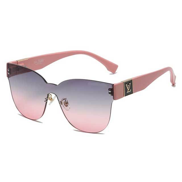 Fashion Frameless One Piece Sunglasses