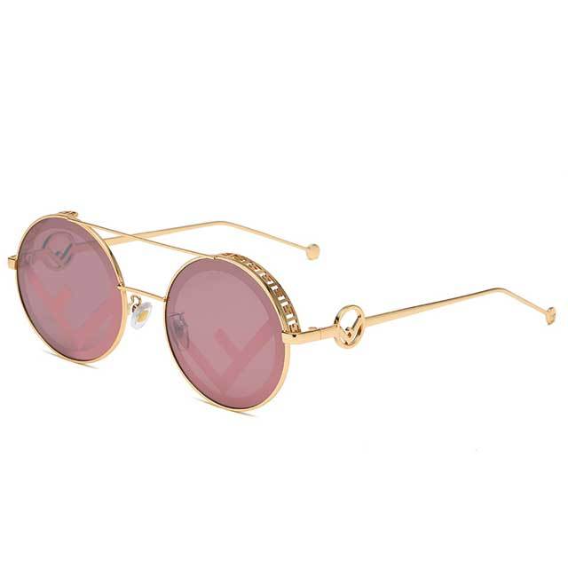 Round-shaped Punk Style Unisex Sunglasses