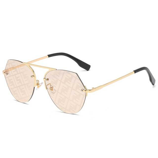 Metal Frame Anti-UV Sunglasses