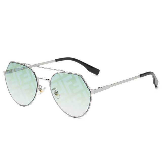 Fashion Letter Polygon Unisex Sunglasses