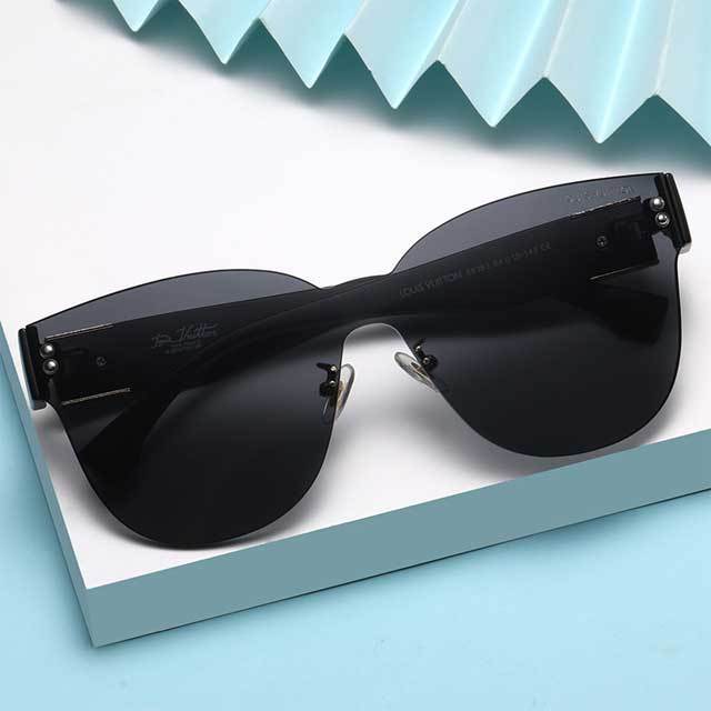 Fashion Frameless One Piece Sunglasses