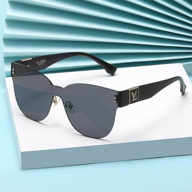 Fashion Frameless One Piece Sunglasses