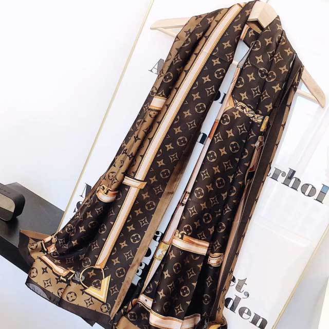 Fashion Print Women Silk Scarf
