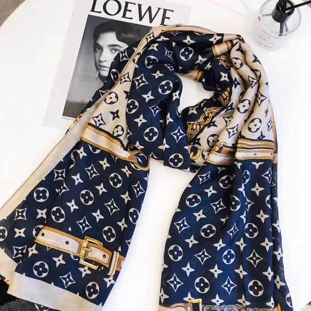 Fashion Print Women Silk Scarf