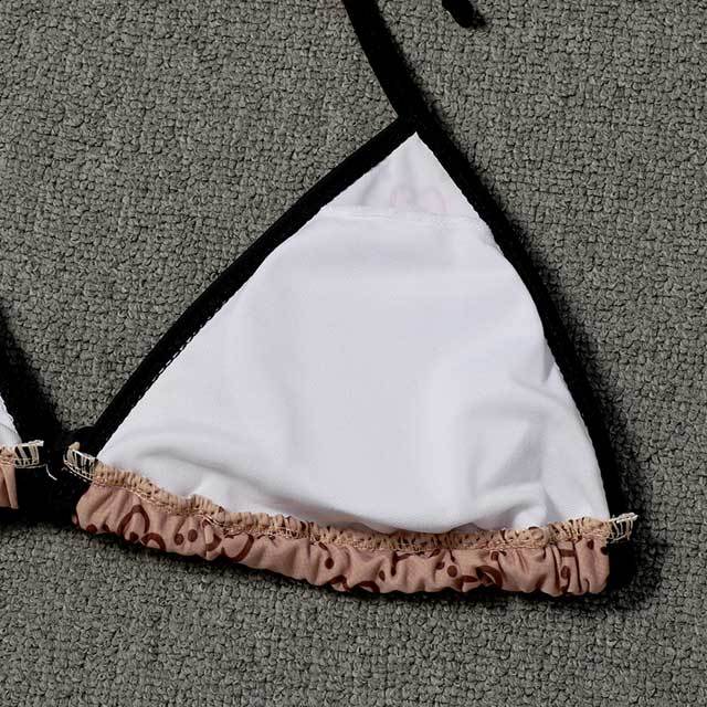 Printed Strappy Bikini Set