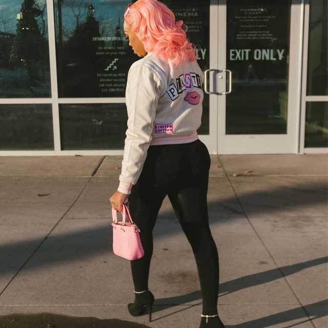 Fashion Design Button Baseball Jacket