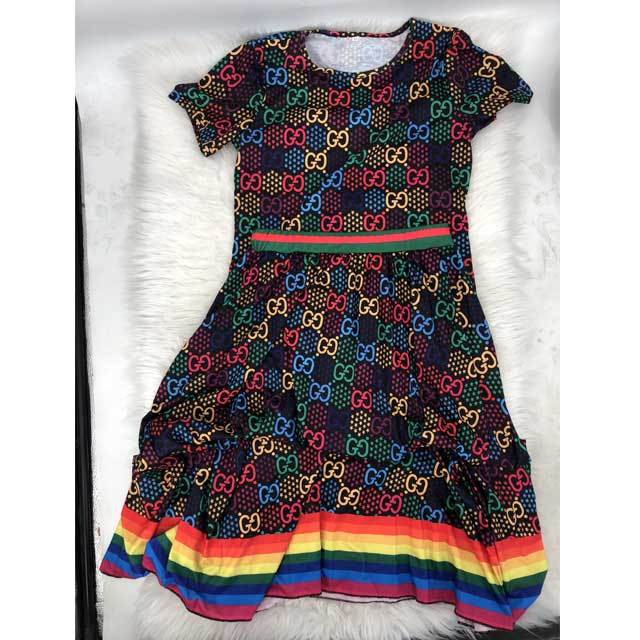 Printed Pleated Skirt Set