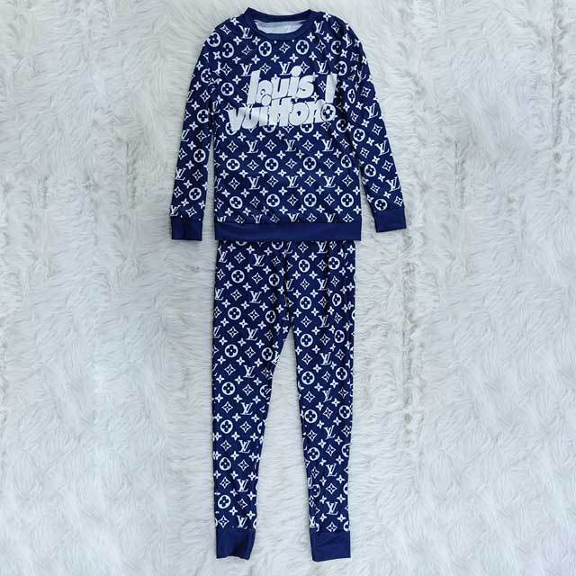 Letter Print Casual Jogging Suit