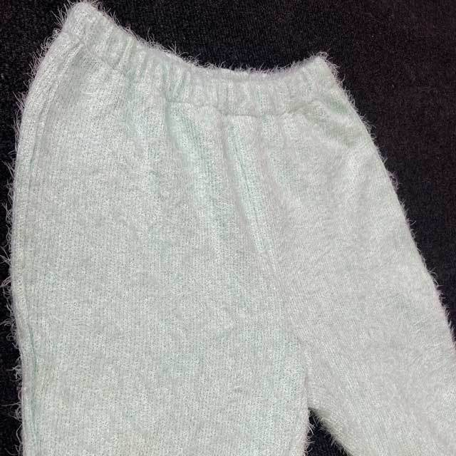 Knit Fuzzy Bell Pants