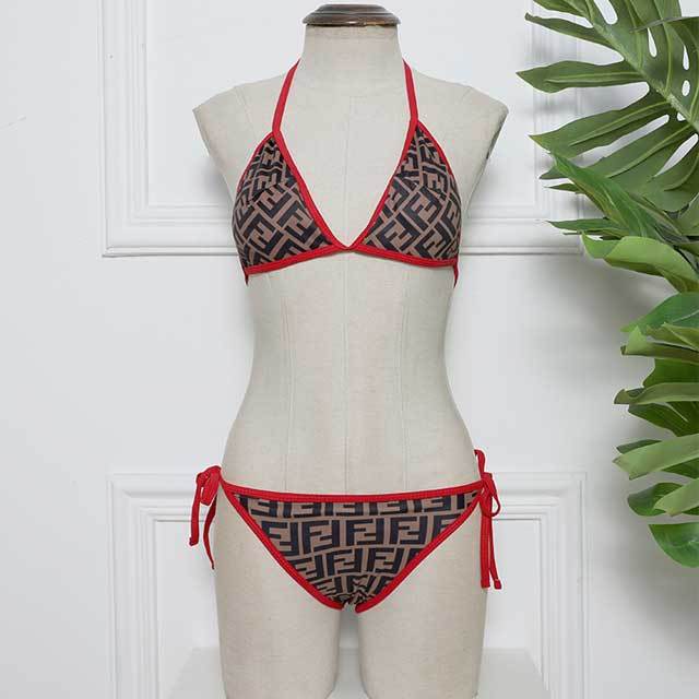 Letter Print Fashion Bathing Suit
