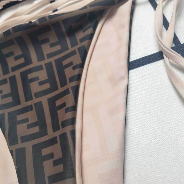 Printed Strappy Bikini Swimsuit