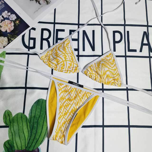 Printed Halter Bikini Set