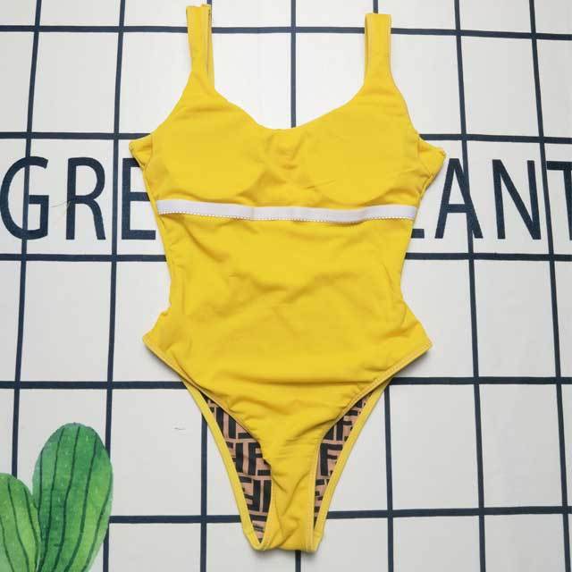 Letter Print Open Back One Piece