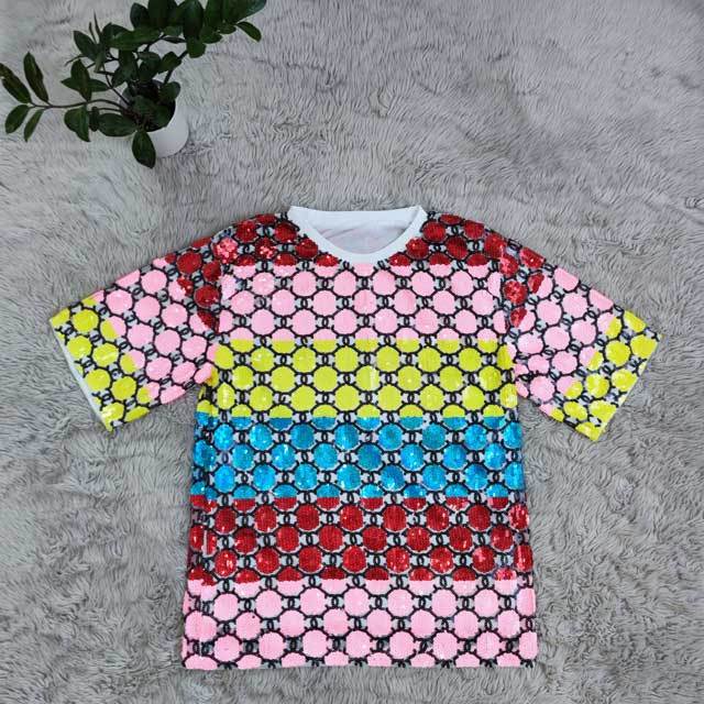 Rainbow Sequin Mini Dress