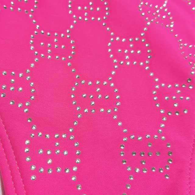 Rhinestones Strappy Bikini Set