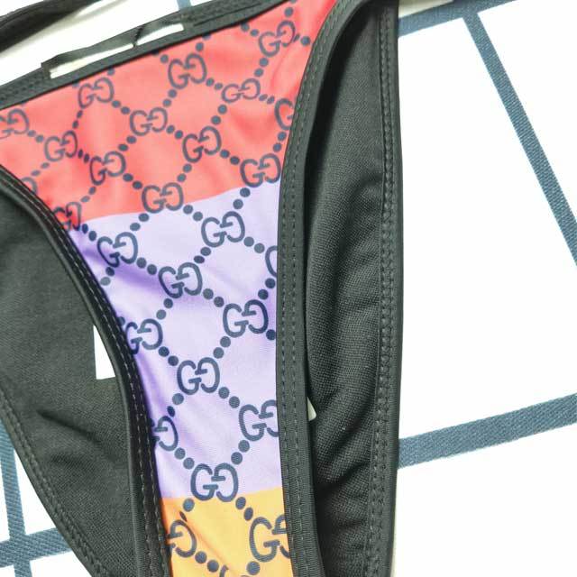Color Block Printed Bikini Set