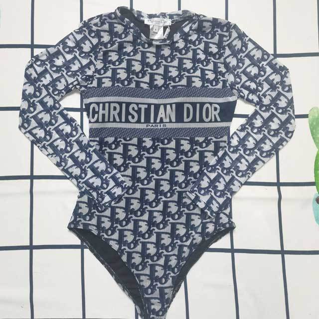 Mesh Letter Print One Piece