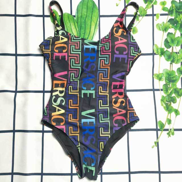 Colorful Letter Print One Piece