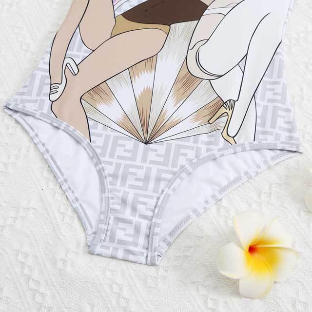 Printed Fashion Backless One Piece