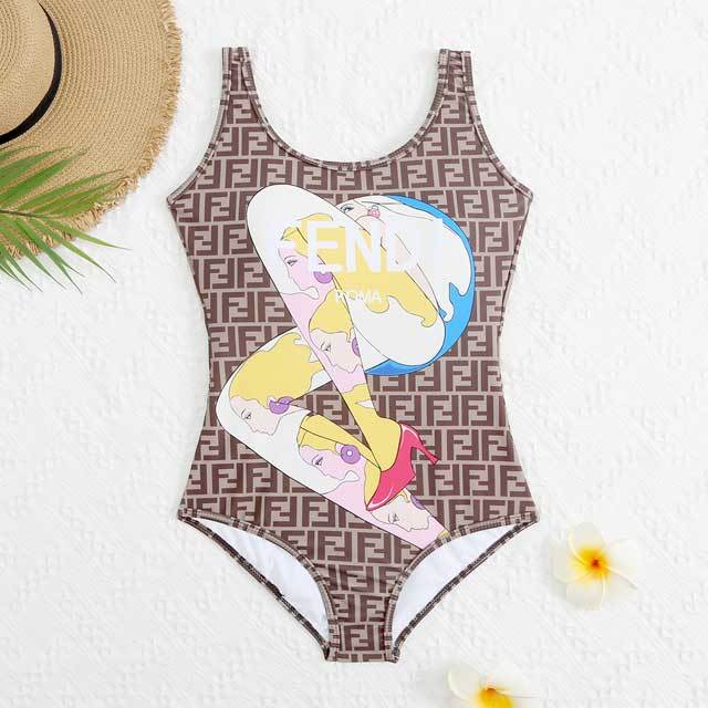 Printed Fashion Backless One Piece