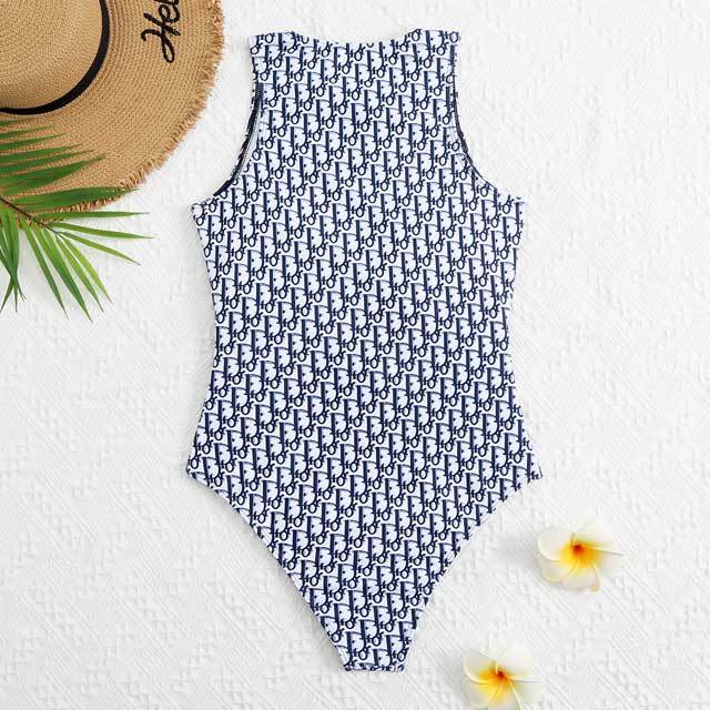 Printed Sleeveless One Piece