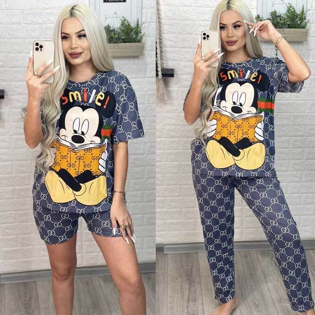 Women Printed Casual Two Piece Set