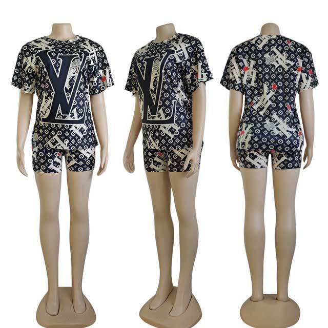 Women Printed Casual Two Piece Set