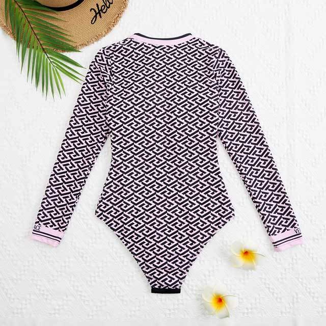 Long Sleeve Fashion Vacation One Piece