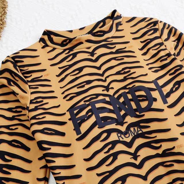 Zebra Print Long Sleeve One Piece