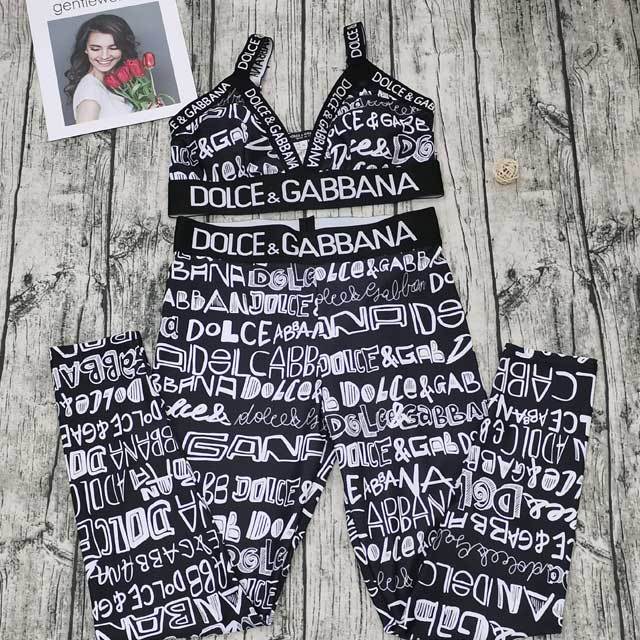 Printed Bra Top Skinny Tracksuit