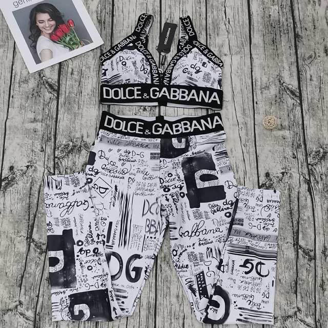 Printed Bra Top Skinny Tracksuit