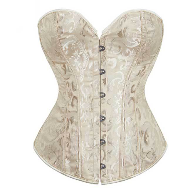 Jacquard Lace-up Bridal Corset