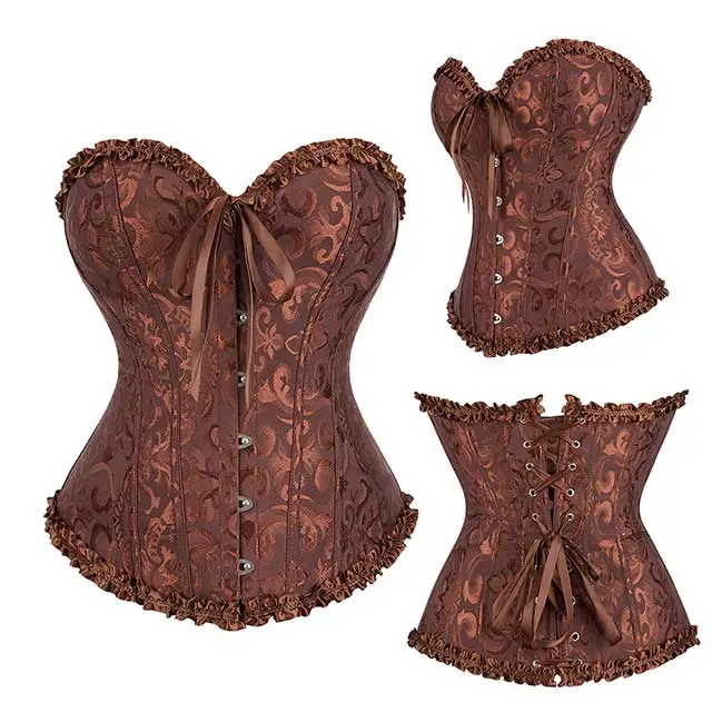 Lacy Boned Corset Top