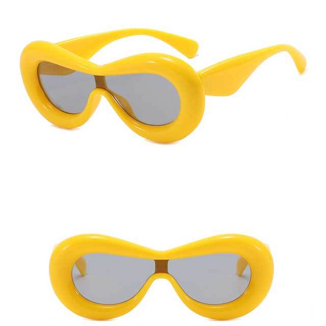 Candy Color Oval Sunglasses