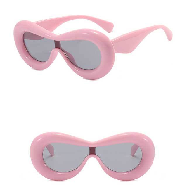 Candy Color Oval Sunglasses