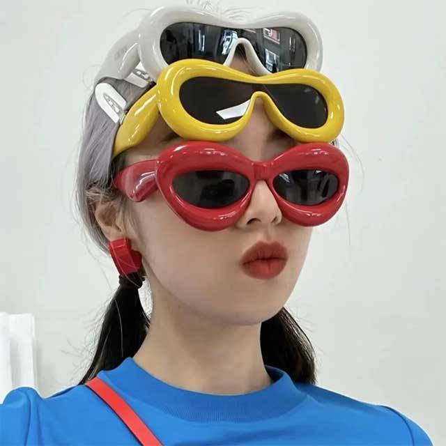 Candy Color Oval Sunglasses