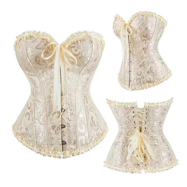 Lacy Boned Corset Top