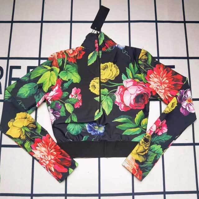 Floral Print Casual Tracksuit Set