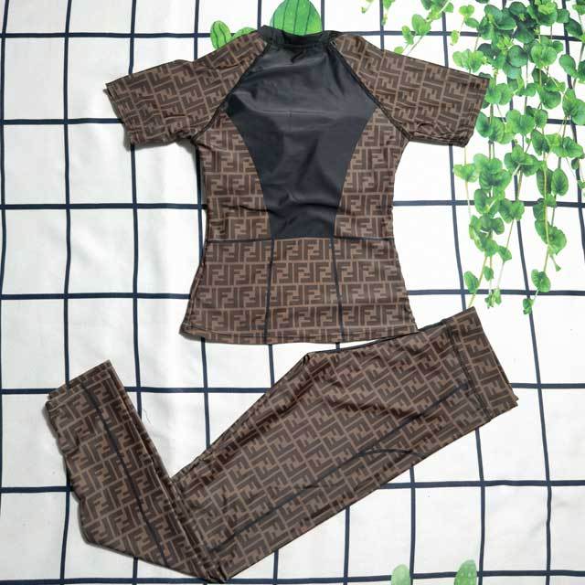 Printed Short Sleeve Casual Tracksuit
