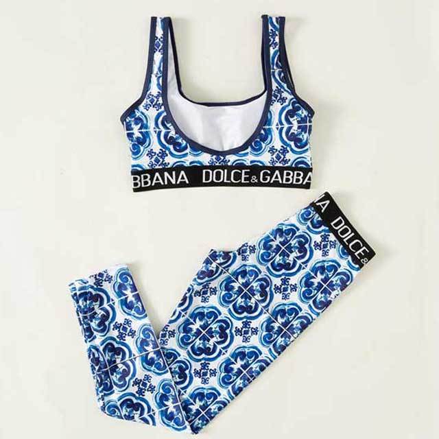 Printed Tank Top Casual Tracksuit