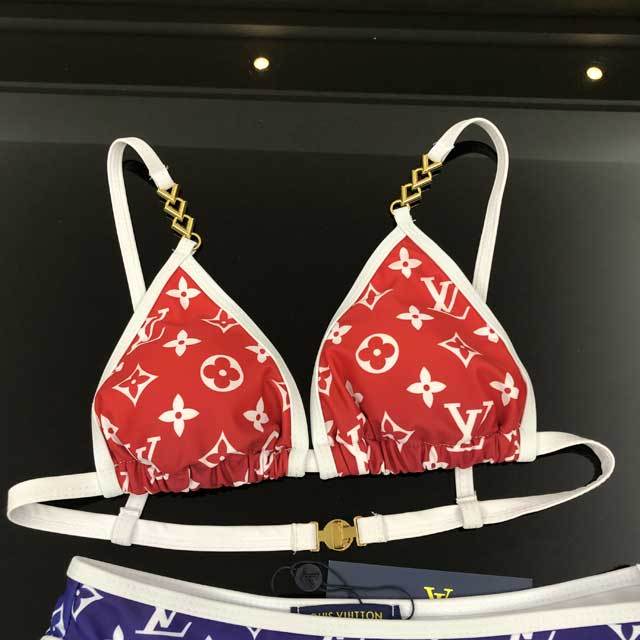 Color Block Fashion Bikini Set