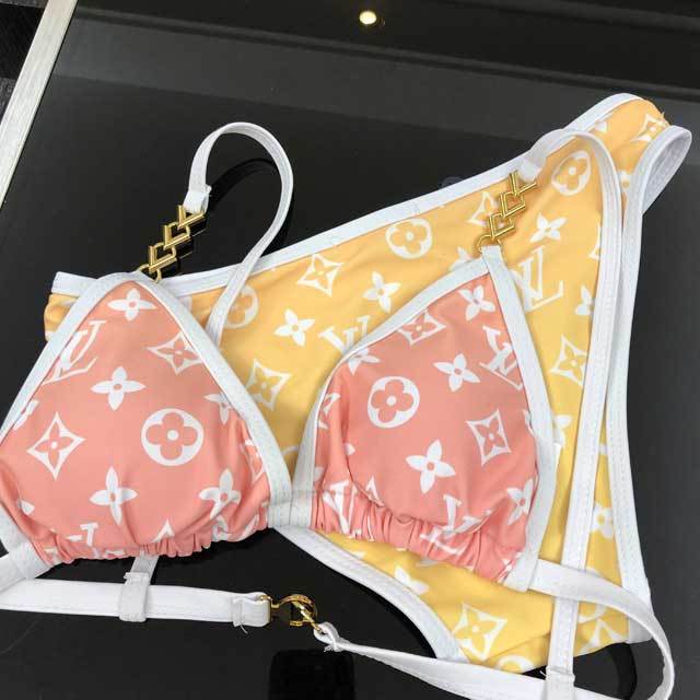Color Block Fashion Bikini Set