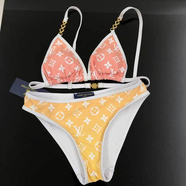 Color Block Fashion Bikini Set
