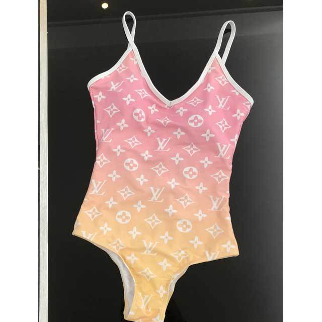 Gradient Fashion Backless One Piece