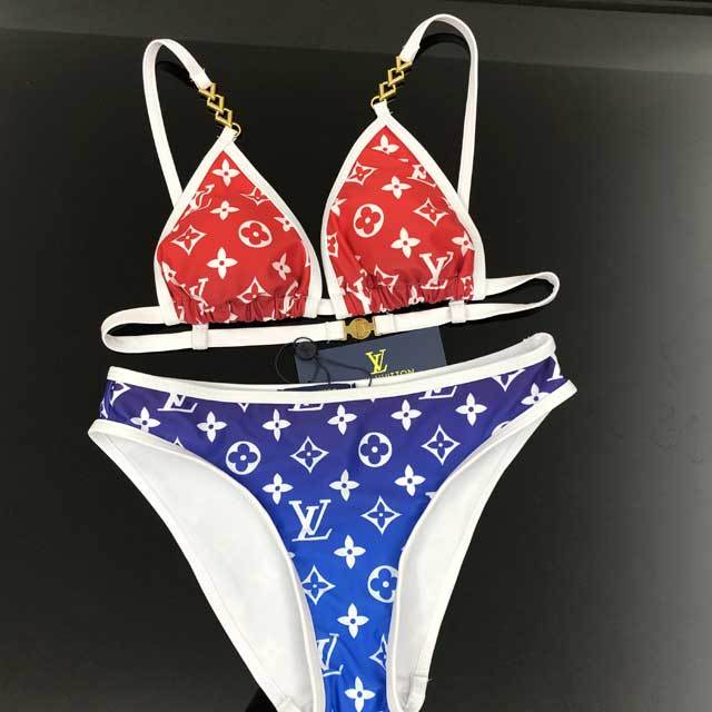 Color Block Fashion Bikini Set