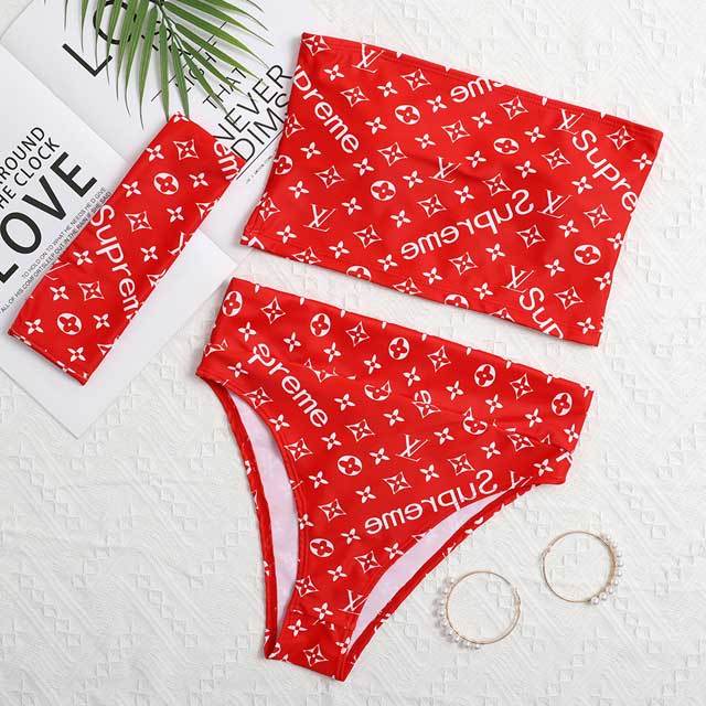 Printed Fashion Bandeau Bikini