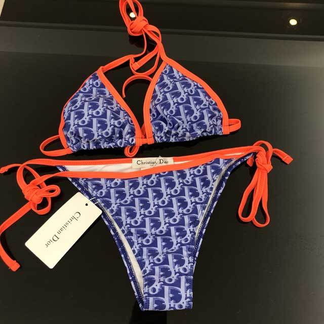 Printed Strappy Swimsuit Set